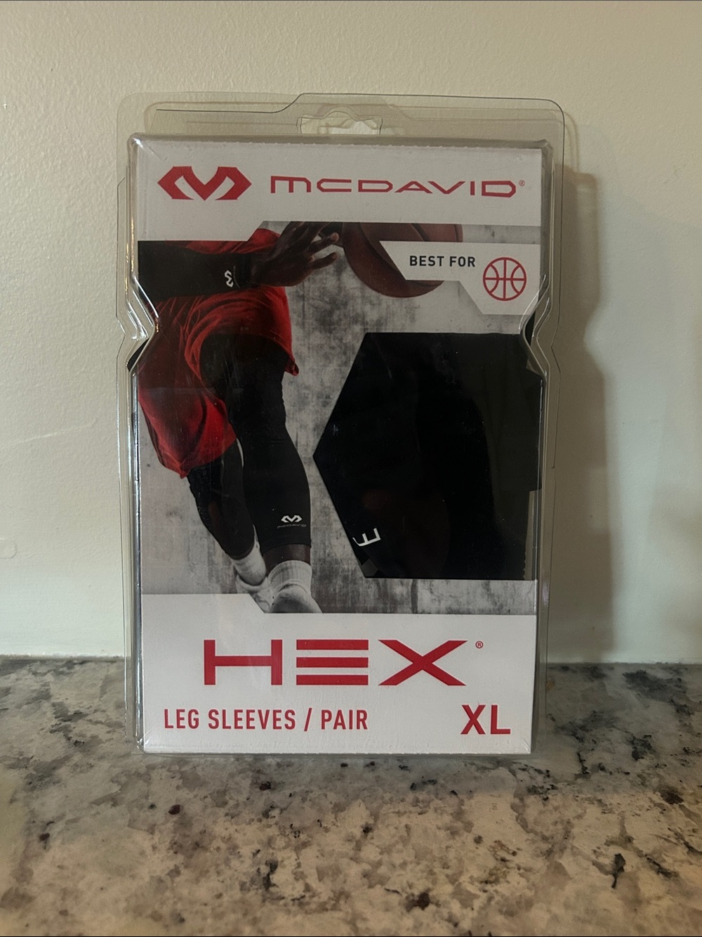 HEX Knee/Leg Sleeves Pair - Black XL BRAND NEW